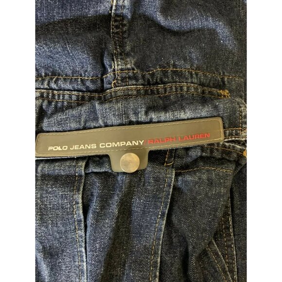 RARE Vintage RALPH LAUREN POLO Men’s Sz 30 Cell Phone Cargo Jean Shorts - Picture 9 of 9